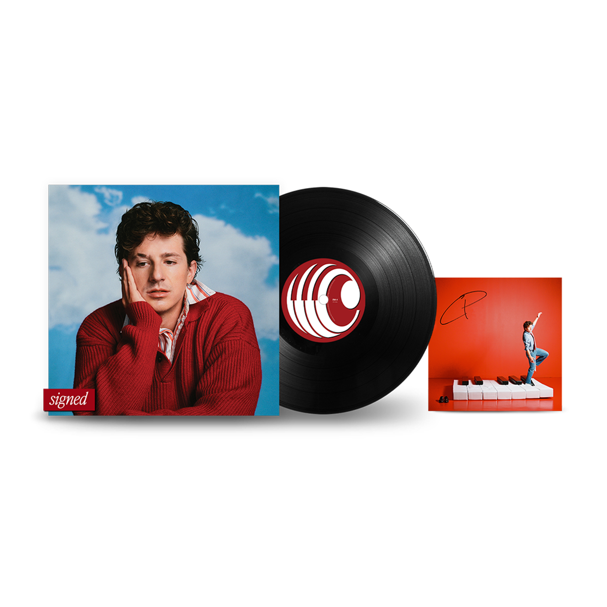 サイン入り Clever! Whatever's Puth Charlie Whatever's Puth Vinyl＞/Charlie Swirl Jersey Clever!＜限定盤/New 邦楽