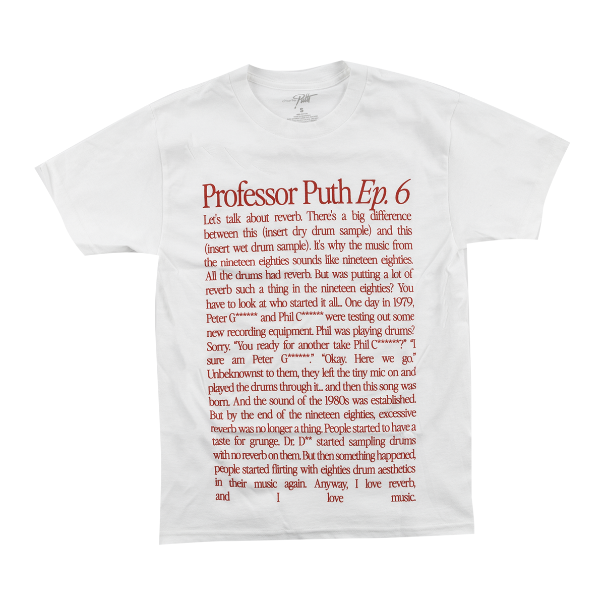 Professor Puth Text T-Shirt
